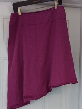 Prana Asymmetrical Plum-Magenta Skirt